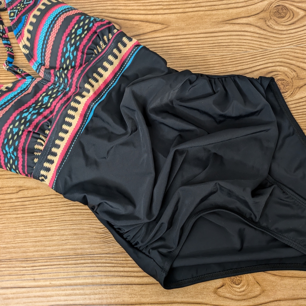 Woman's Tribal Print One Piece Tummy Control